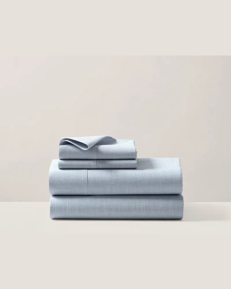 Ralph Lauren Home Bettlaken-Set Workshirt Chambray Blue