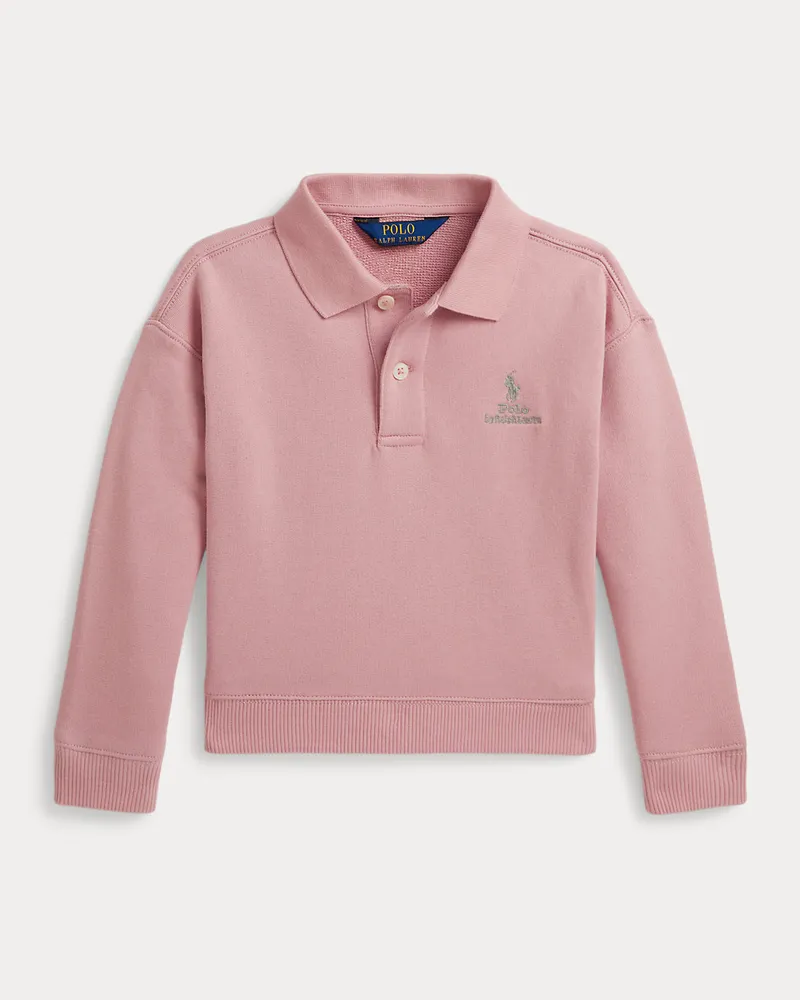 Ralph Lauren Polo-Sweatshirt aus Frottee mit Logo Pink