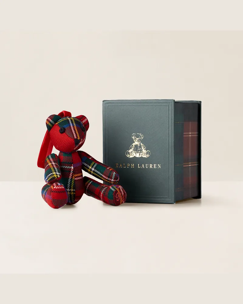 Ralph Lauren Home Ornament-Geschenkset mit Dalsing Bear Red