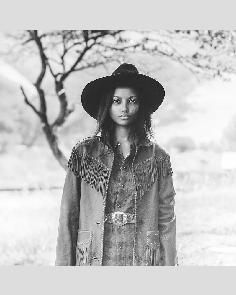 Ralph Lauren Western-Hemdkleid mit Karomuster Brown