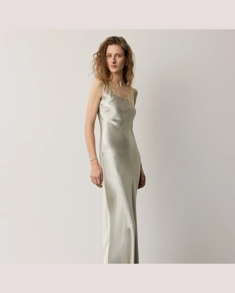 Ralph Lauren Abendkleid Shaila aus Charmeuse Silver