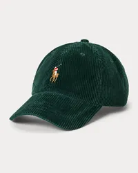 Ralph Lauren Baseballkappe aus Kordsamt Green