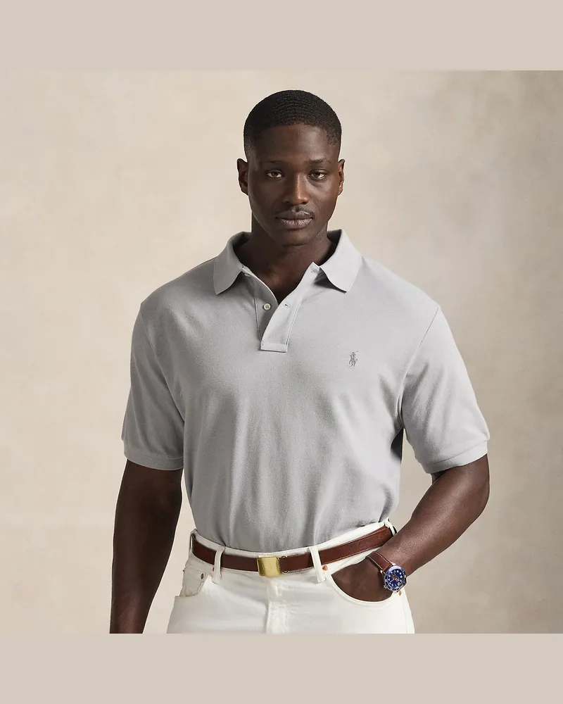 Ralph Lauren Große Größen - Das legendäre Piqué-Poloshirt Grey