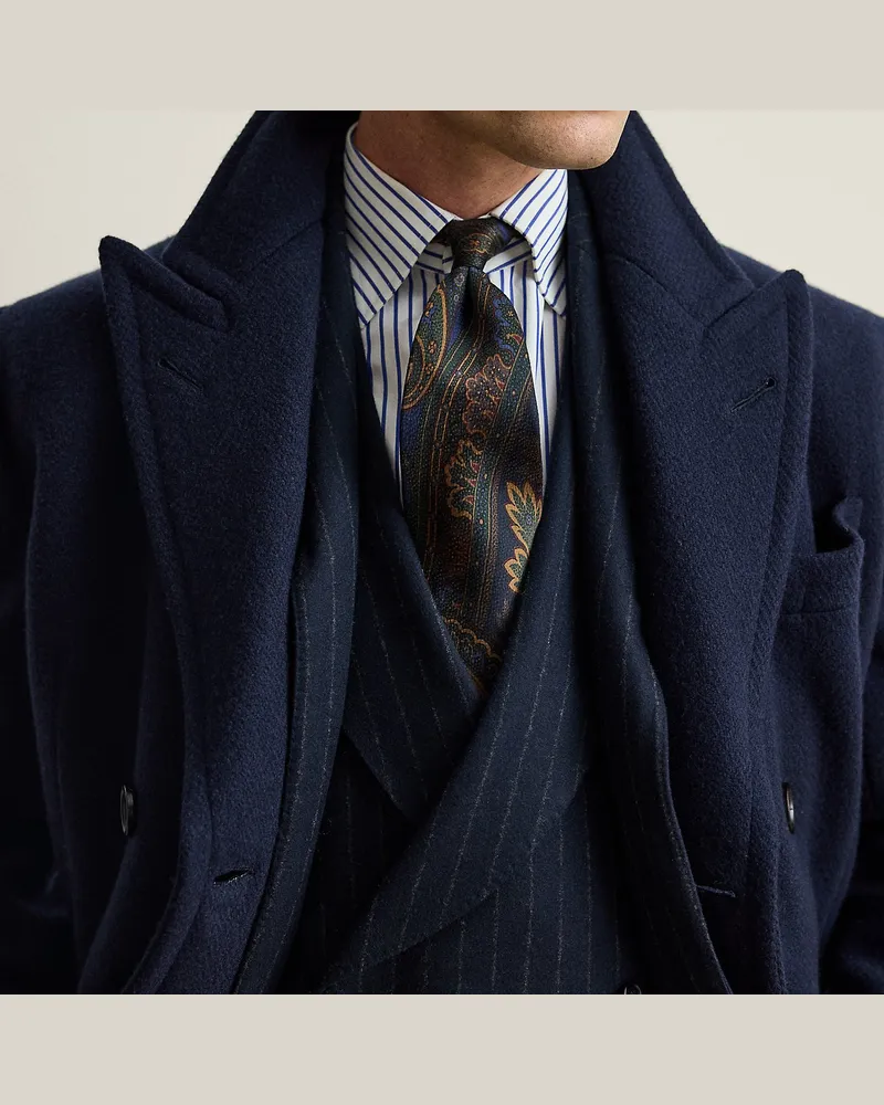 Ralph Lauren Seidenkrawatte mit Paisley-Motiv Green