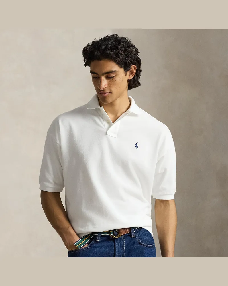 Ralph Lauren Relaxed-Fit Poloshirt aus Piqué White