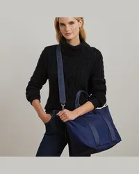 Ralph Lauren Extragroße Tragetasche Stevie aus Nylon Blue