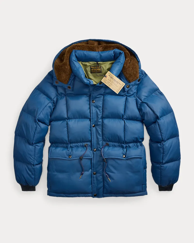 Ralph Lauren Steppjacke aus Ripstop mit Kapuze Blue