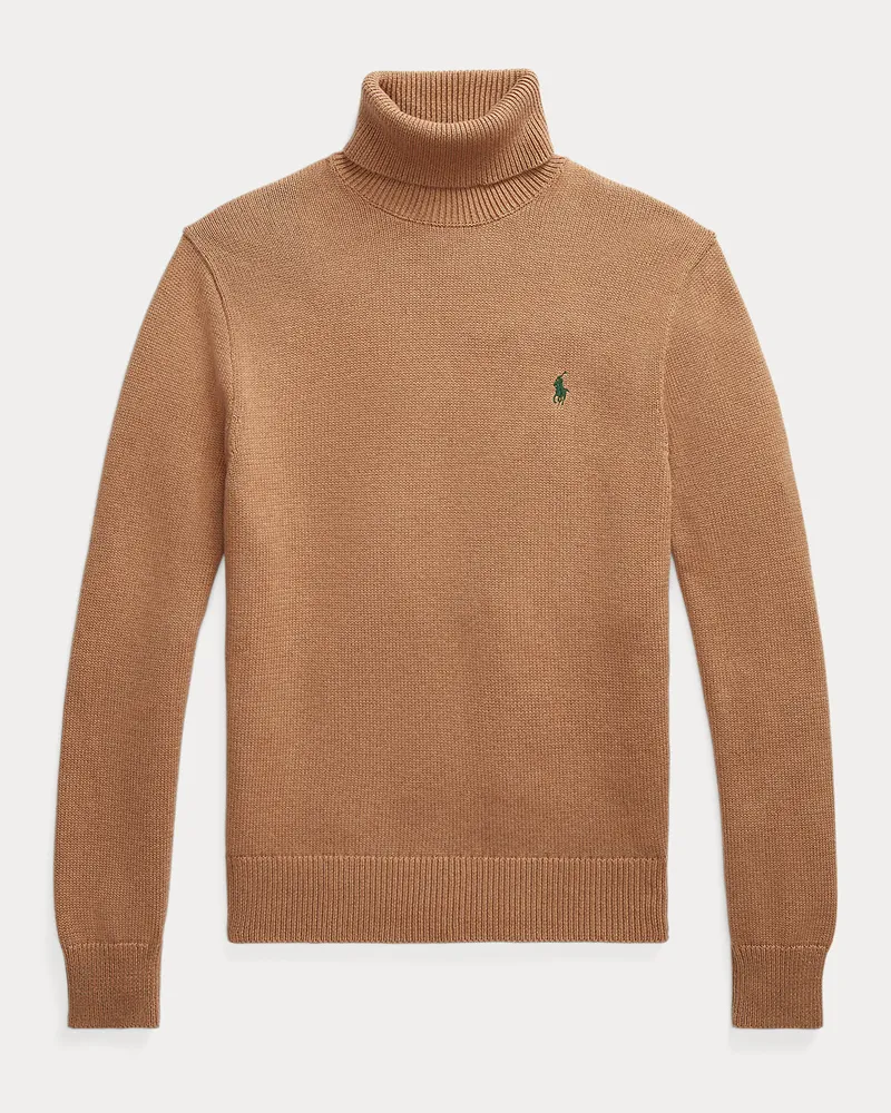 Ralph Lauren Rollkragenpullover aus Baumwolle Brown