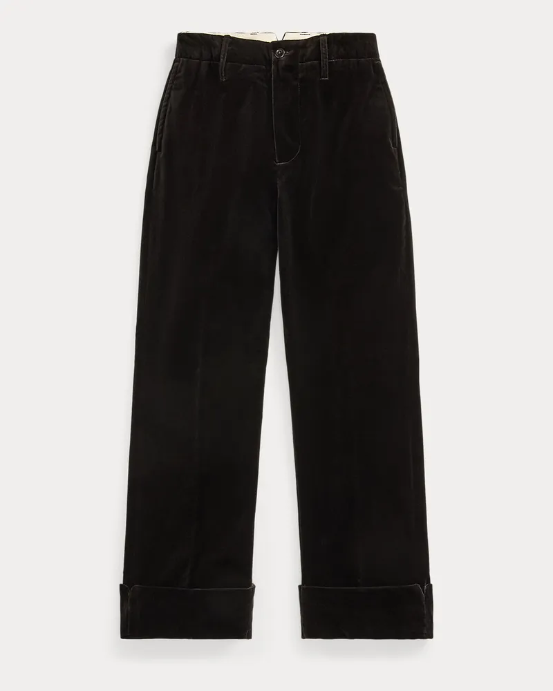 Ralph Lauren Hose aus Baumwollsamt Brown