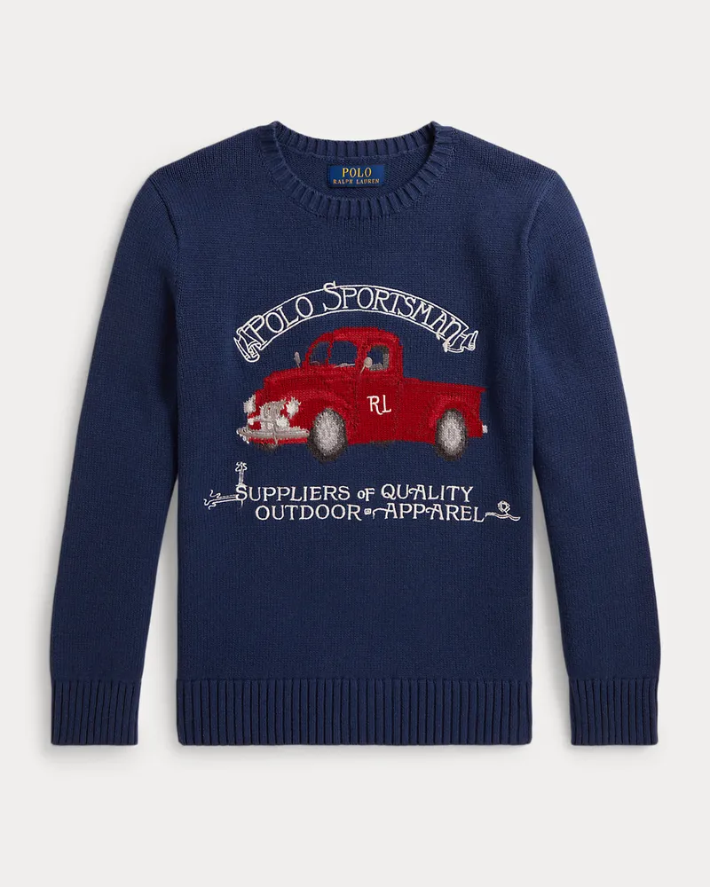 Ralph Lauren Baumwollpullover Polo Sportsman Blue