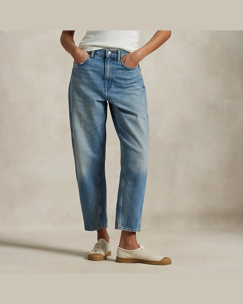 Ralph Lauren Curved-Tapered-Fit Jeans Blue