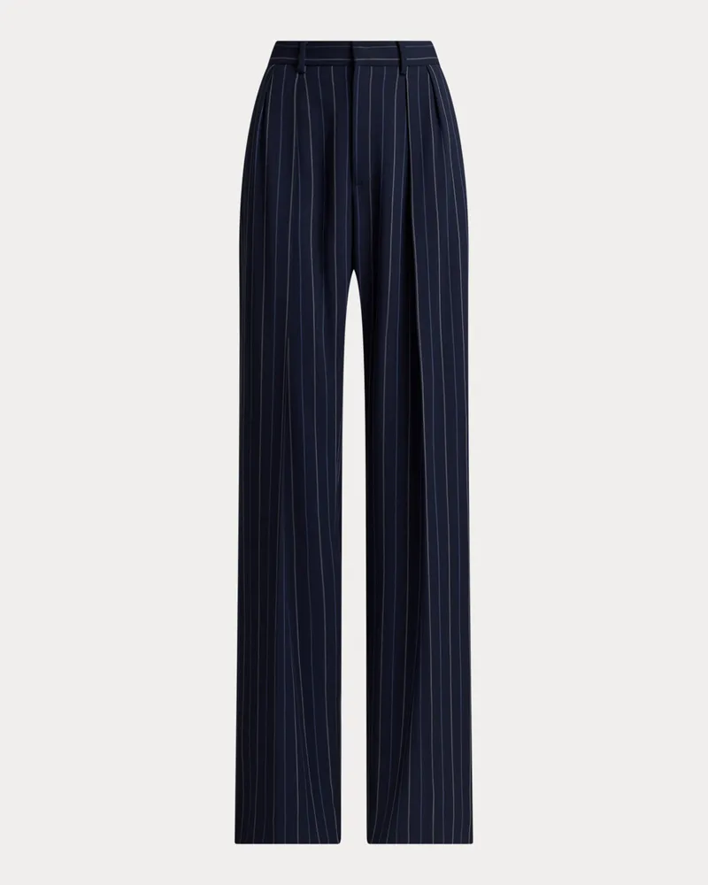 Ralph Lauren Gestreifte Wollhose Jody Blue