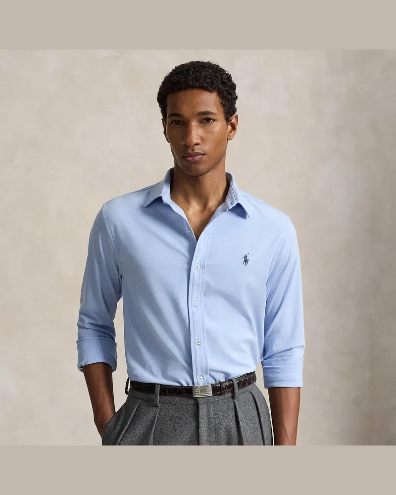 Ralph Lauren Stretch-Oxfordhemd Blue