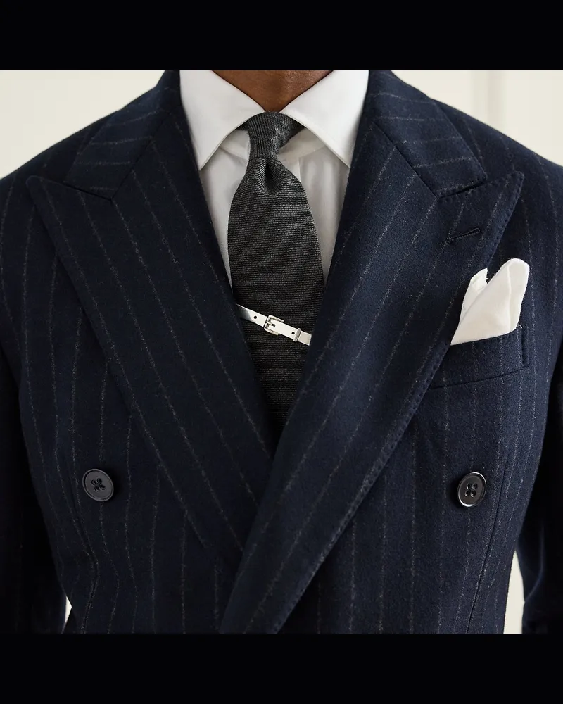 Ralph Lauren Krawatte aus angerautem Kaschmir-Twill Grey