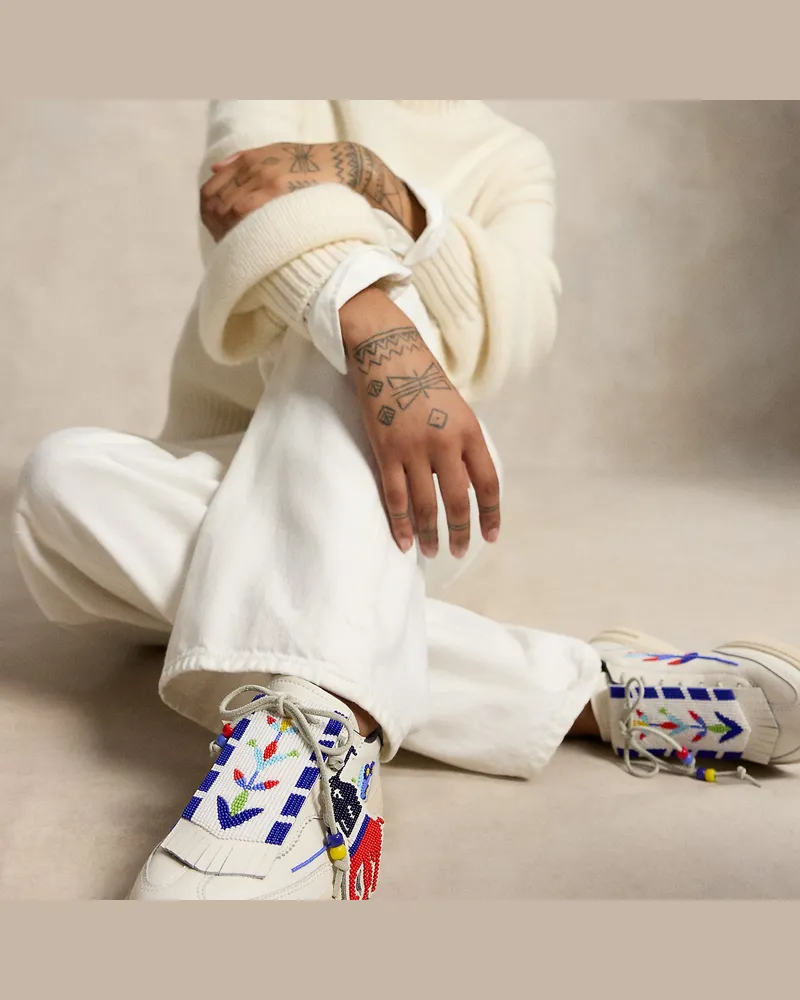 Ralph Lauren Sneaker PRL x TÓPA Rooted Medicine White