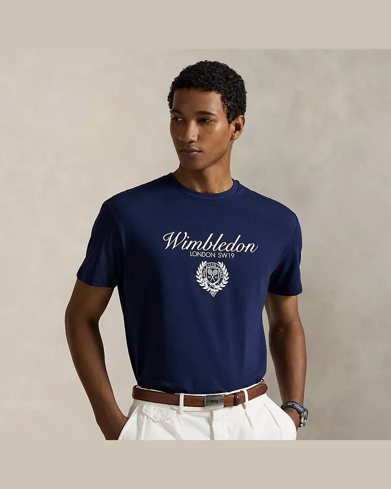Ralph Lauren Classic-Fit Logo-T-Shirt Wimbledon Blue