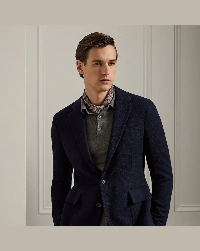 Ralph Lauren Handgeschneidertes Kaschmirsakko Hadley Blue