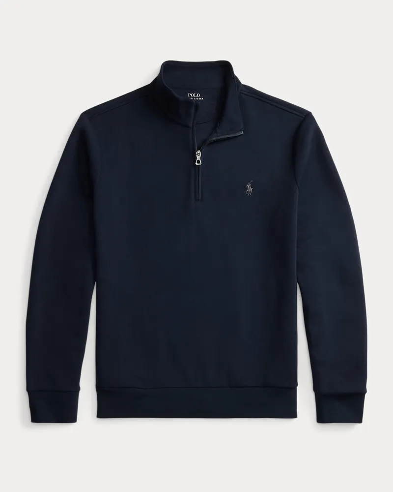 Ralph Lauren Doppellagiger Halbrollkragen-Pullover Blue