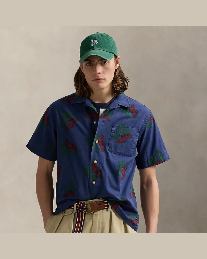 Ralph Lauren Classic-Fit Freizeit-Kurzarmhemd mit „P Multi