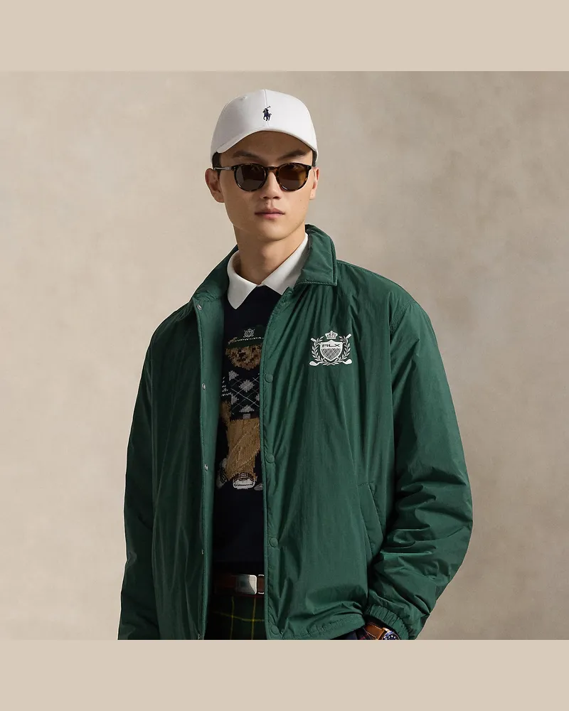 Ralph Lauren Coachjacke mit Wappen Green