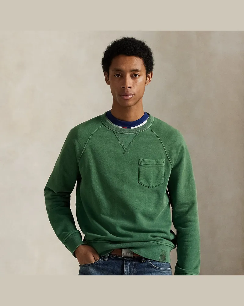 Ralph Lauren Konfektioniert gefärbtes Sweatshirt Green