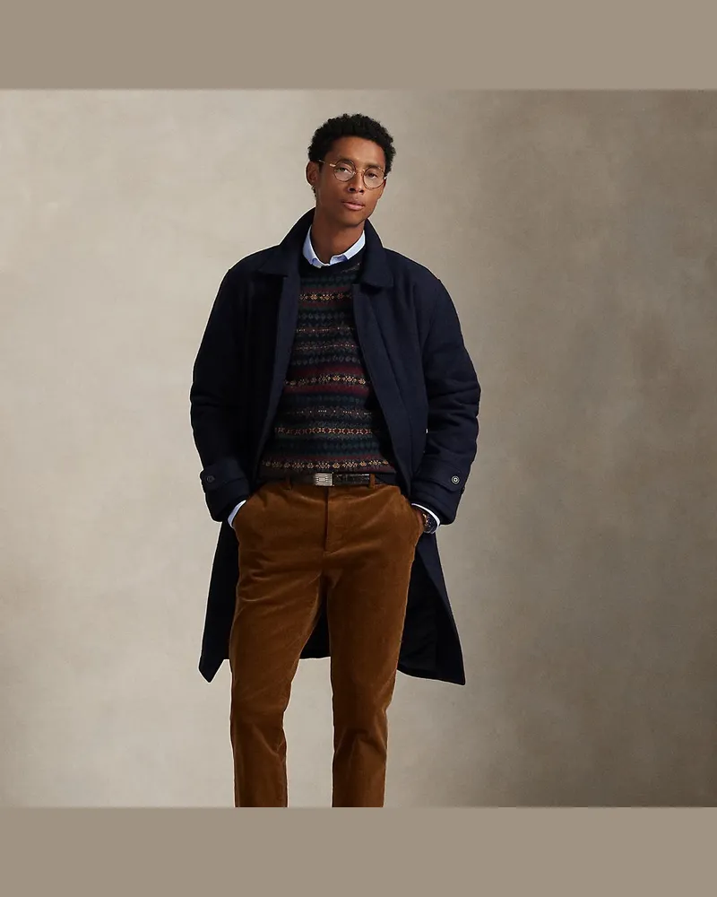 Ralph Lauren Der Trenchcoat Langdon aus Wolle Blue