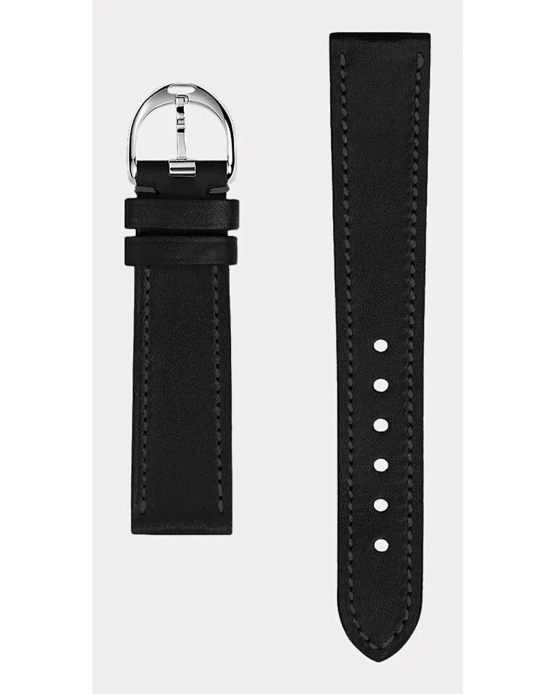 Ralph Lauren Rl888 Uhrenarmband Aus Kalbsleder Black