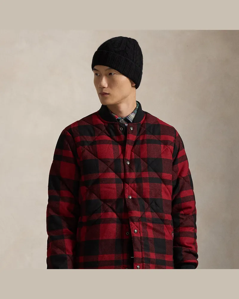 Ralph Lauren Buffalo-Karo-Jacke aus Wollmischung Multi