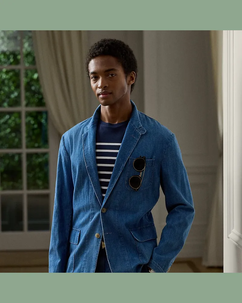 Ralph Lauren Denim-Sakko in Indigo Blue