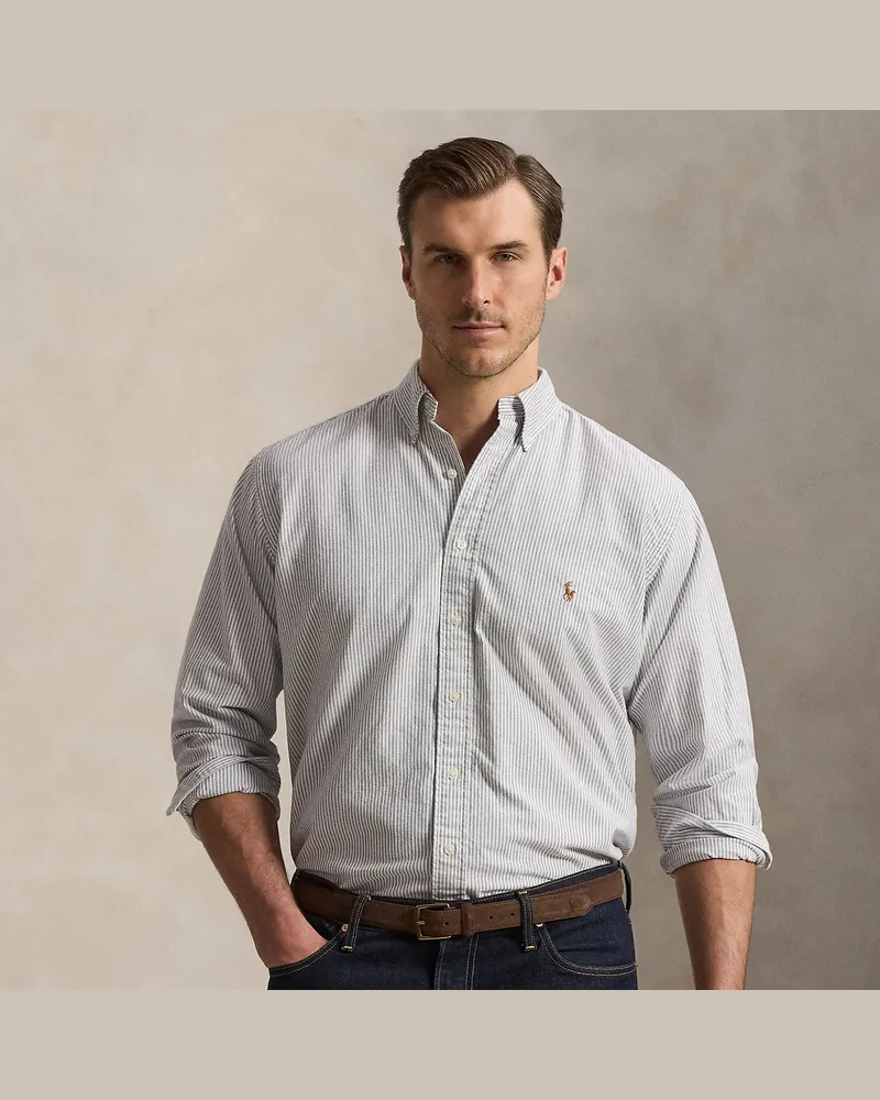 Ralph Lauren Große Größen - Oxfordhemd mit Streifen Blue