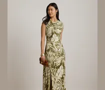 Jerseykleid mit Wasserfallausschnitt