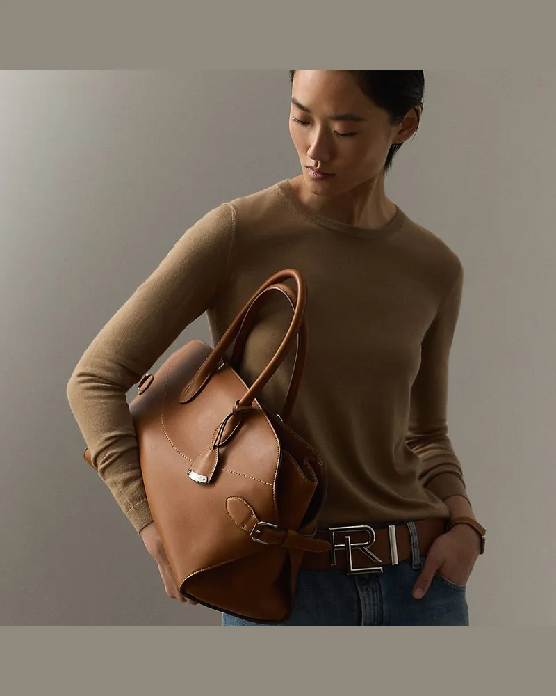 Ralph Lauren Die Umhängetasche  Ralph Lauren aus Kalbsleder Brown