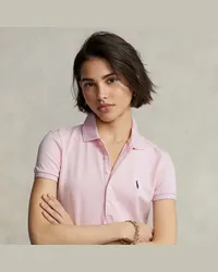 Ralph Lauren Slim-Fit Stretch-Poloshirt Pink