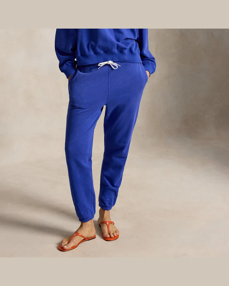Ralph Lauren Leichte Fleece-Jogginghose mit Tunnelzug Blue