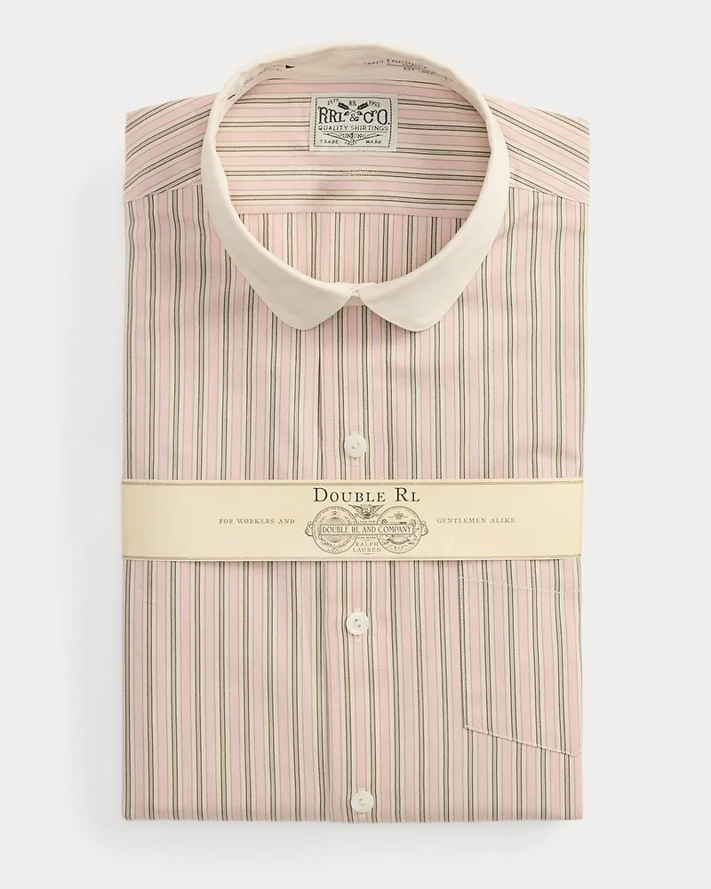 Ralph Lauren Slim-Fit-Hemd mit Streifen Pink