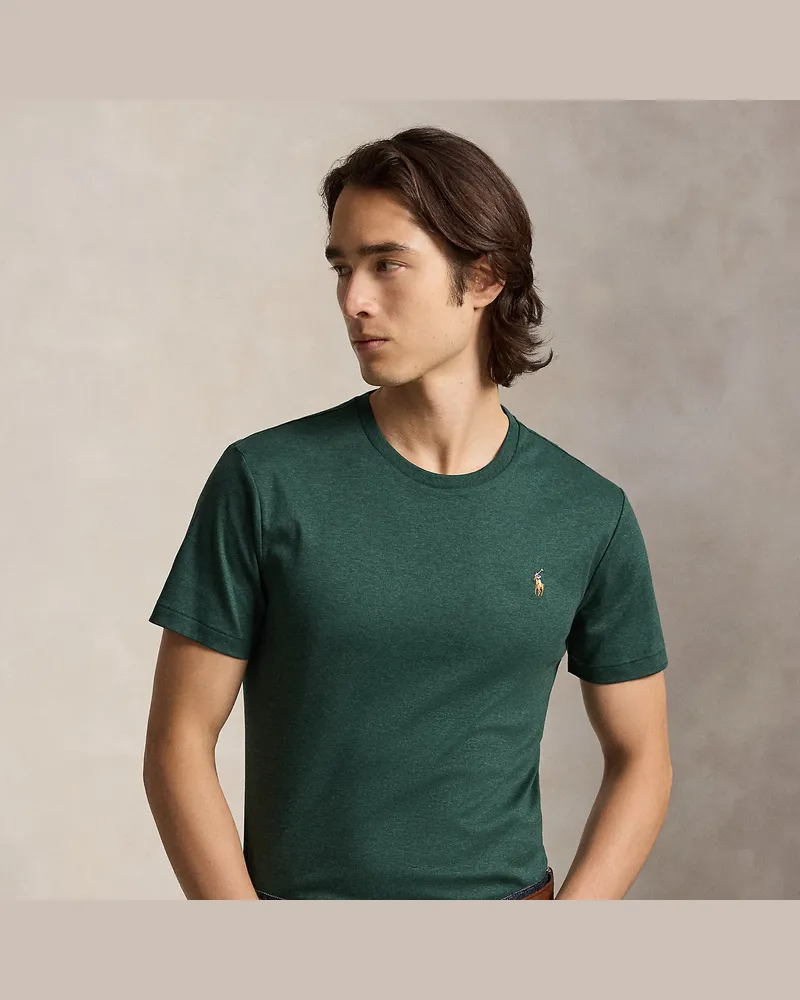 Ralph Lauren Weiches Custom-Slim-Fit T-Shirt Green
