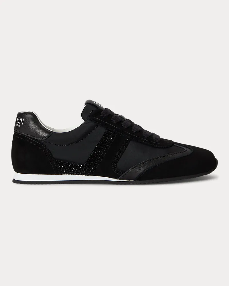 Ralph Lauren Niedriger Sneaker Dani mit Verzierung Black