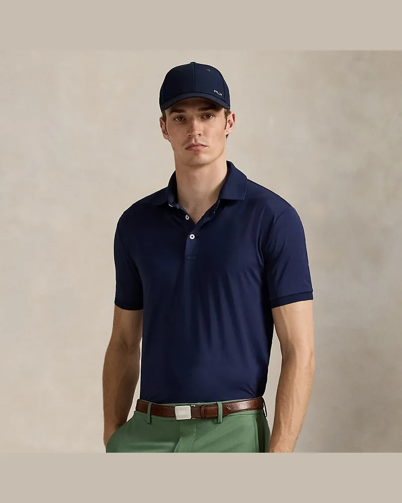 Ralph Lauren Tailored-Fit Performance-Poloshirt Blue