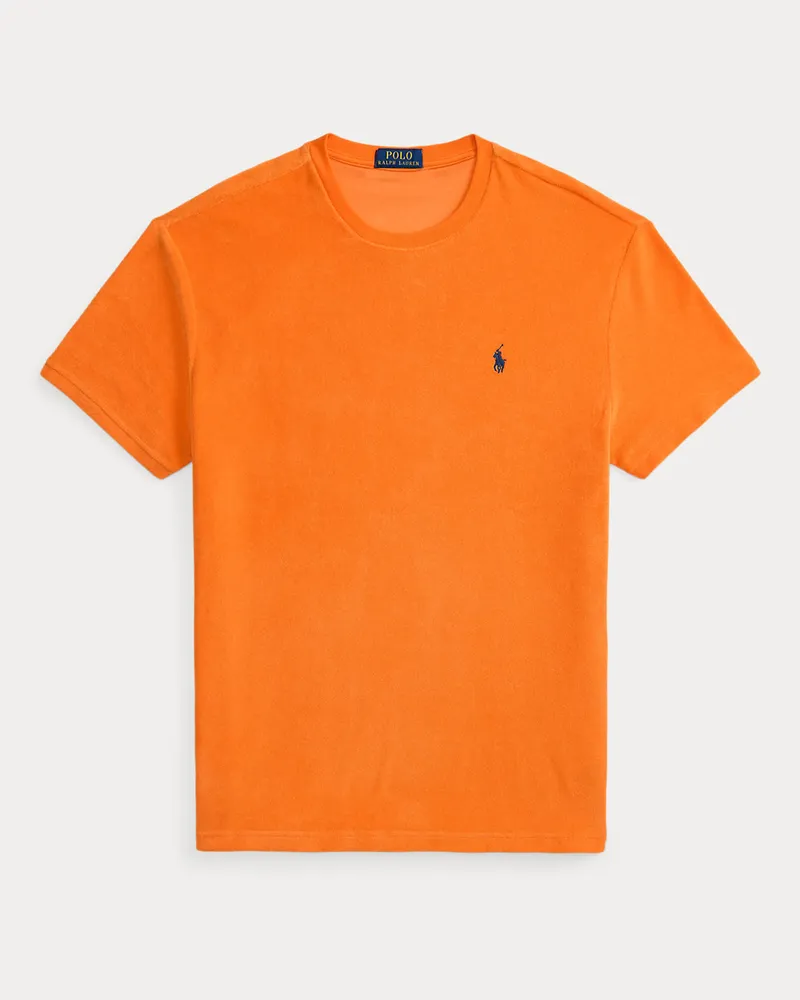 Ralph Lauren Classic-Fit T-Shirt aus Frottee Orange
