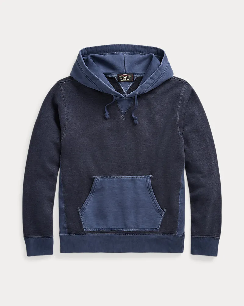 Ralph Lauren Kapuzenshirt aus French-Terry Blue