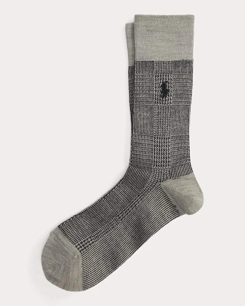 Ralph Lauren Glencheck-Anzugsocken Grey