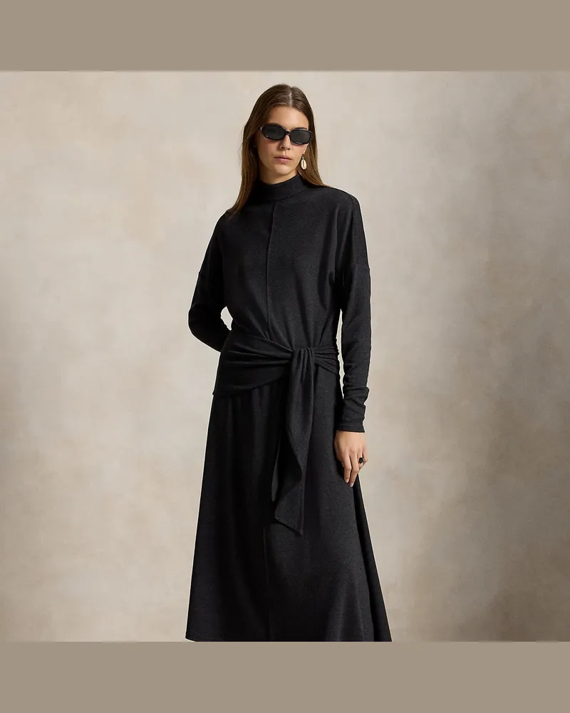 Ralph Lauren Jerseykleid mit Bindedetail Grey