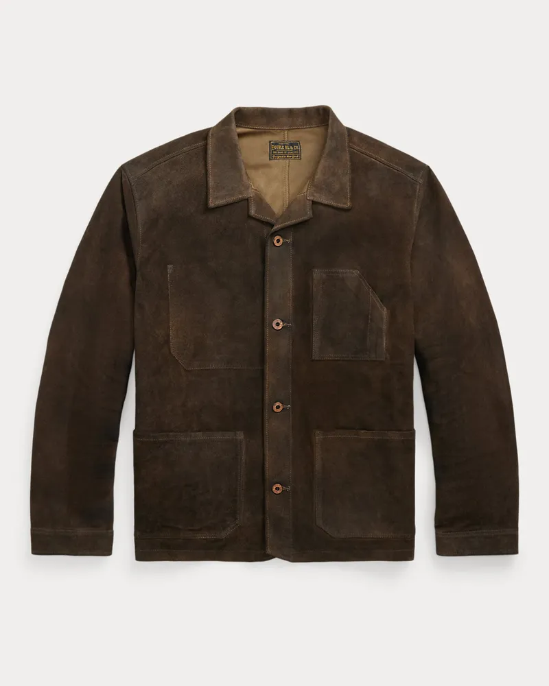 Ralph Lauren Jacke aus Rauwildleder Brown