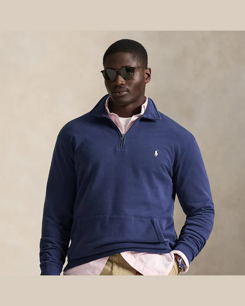 Ralph Lauren Große Größen - Sweatshirt aus Loopback-Fleece Blue