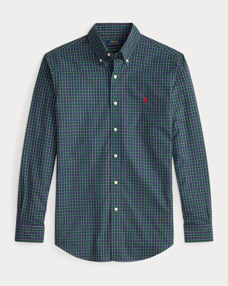 Ralph Lauren Custom-Fit Popelinehemd mit Karomuster Multi