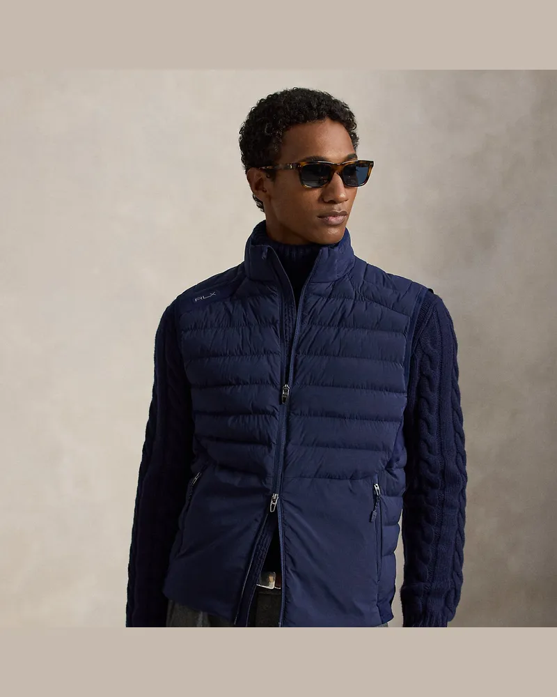 Ralph Lauren Steppweste mit Reißverschluss Blue