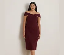 Plus Größen - Crêpe-Cocktailkleid mit Twist-Detail