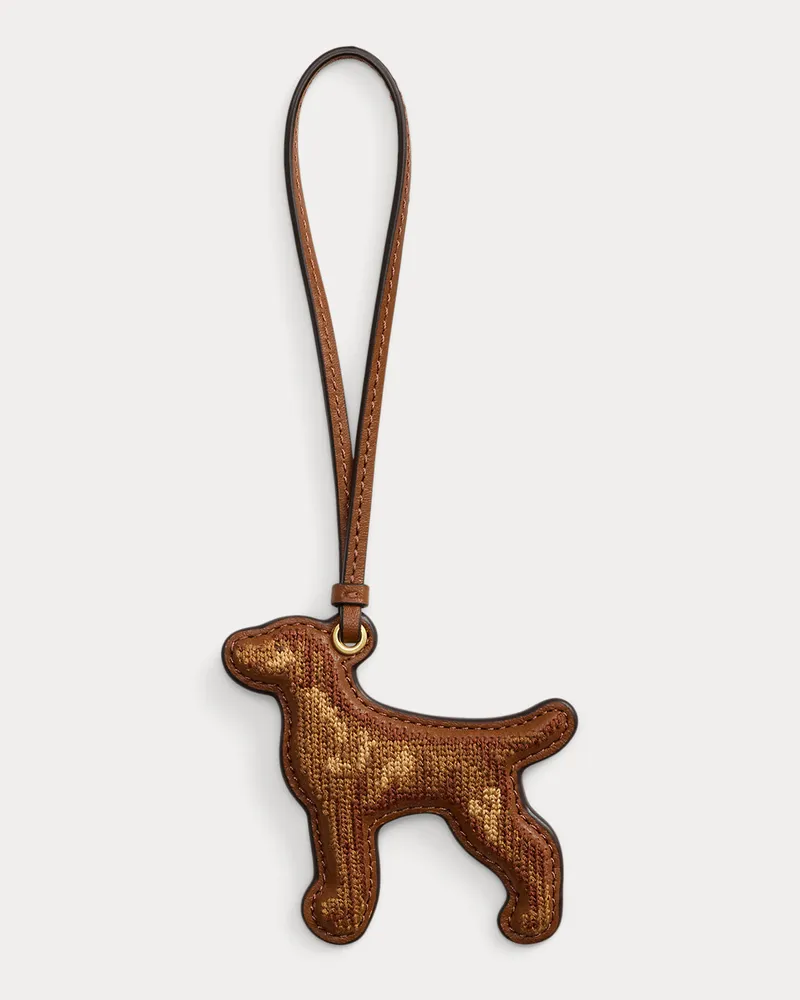 Ralph Lauren Anhänger mit Vizsla-Stickerei Brown