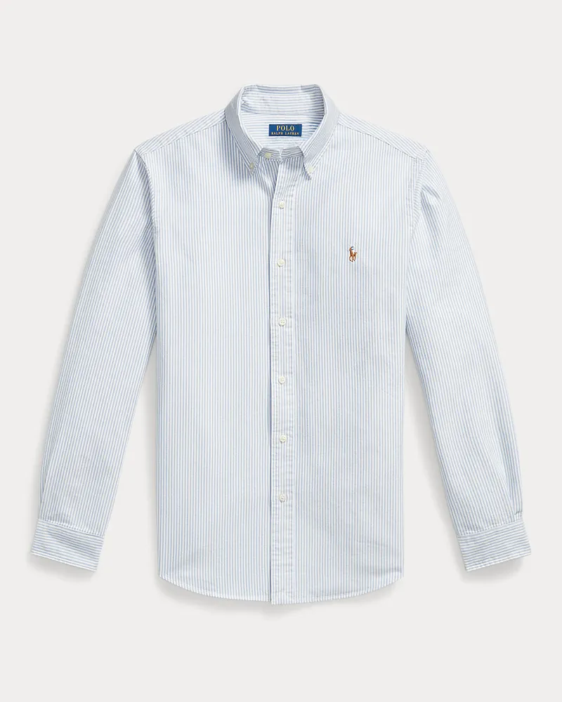 Ralph Lauren Classic-Fit Oxfordhemd mit Streifen Blue