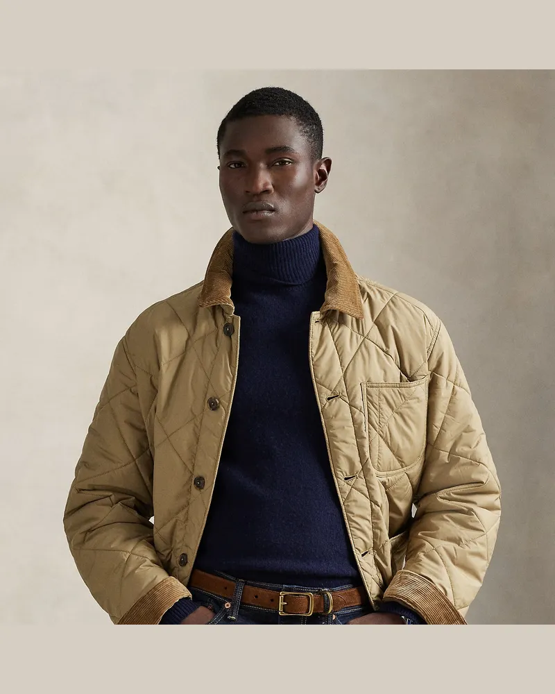 Ralph Lauren Die Utility-Steppjacke Hurston Tan